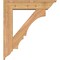Ekena Millwork Balboa Traditional Smooth Bracket w/ Offset Brace, Western Red Cedar, 7 1/2"W x 32"D x 36"H BKT0806X32X36BOA01SWR - alternate 4